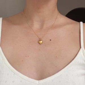 Puffy Heart Necklace